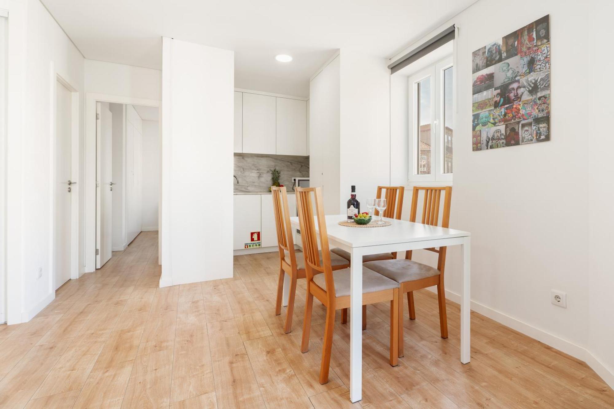 Host Wise - Flat W Free Private Parking - Bright & Cozy Apartment Porto Bagian luar foto