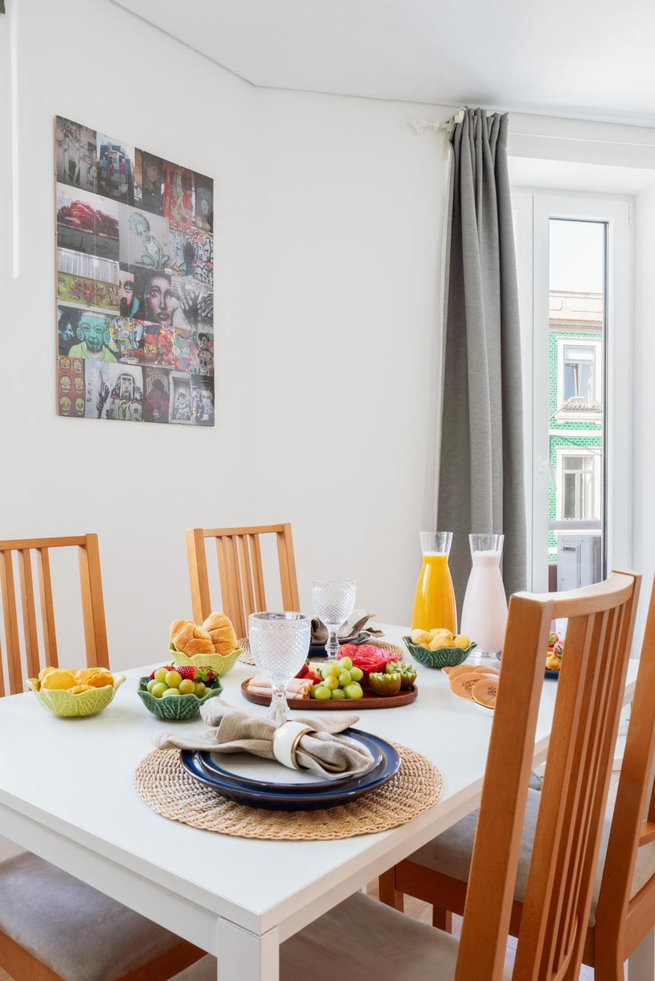 Host Wise - Flat W Free Private Parking - Bright & Cozy Apartment Porto Bagian luar foto